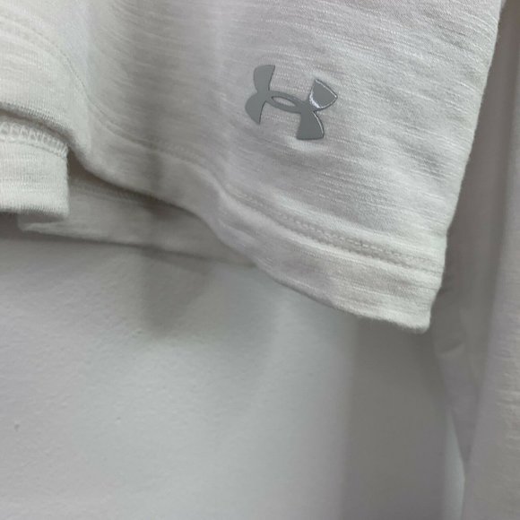 UNDER ARMOUR  Cowl Neck Cropped Hoodie White XL - Picture 4 of 8